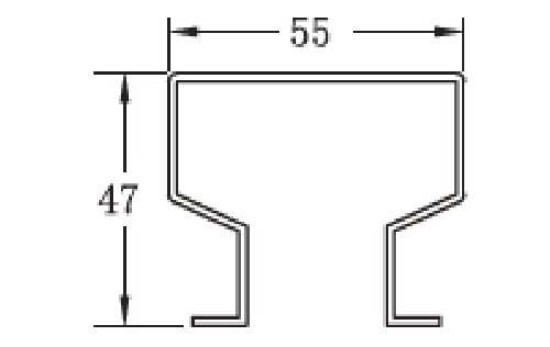 47*55（門(mén)洞孔）立柱